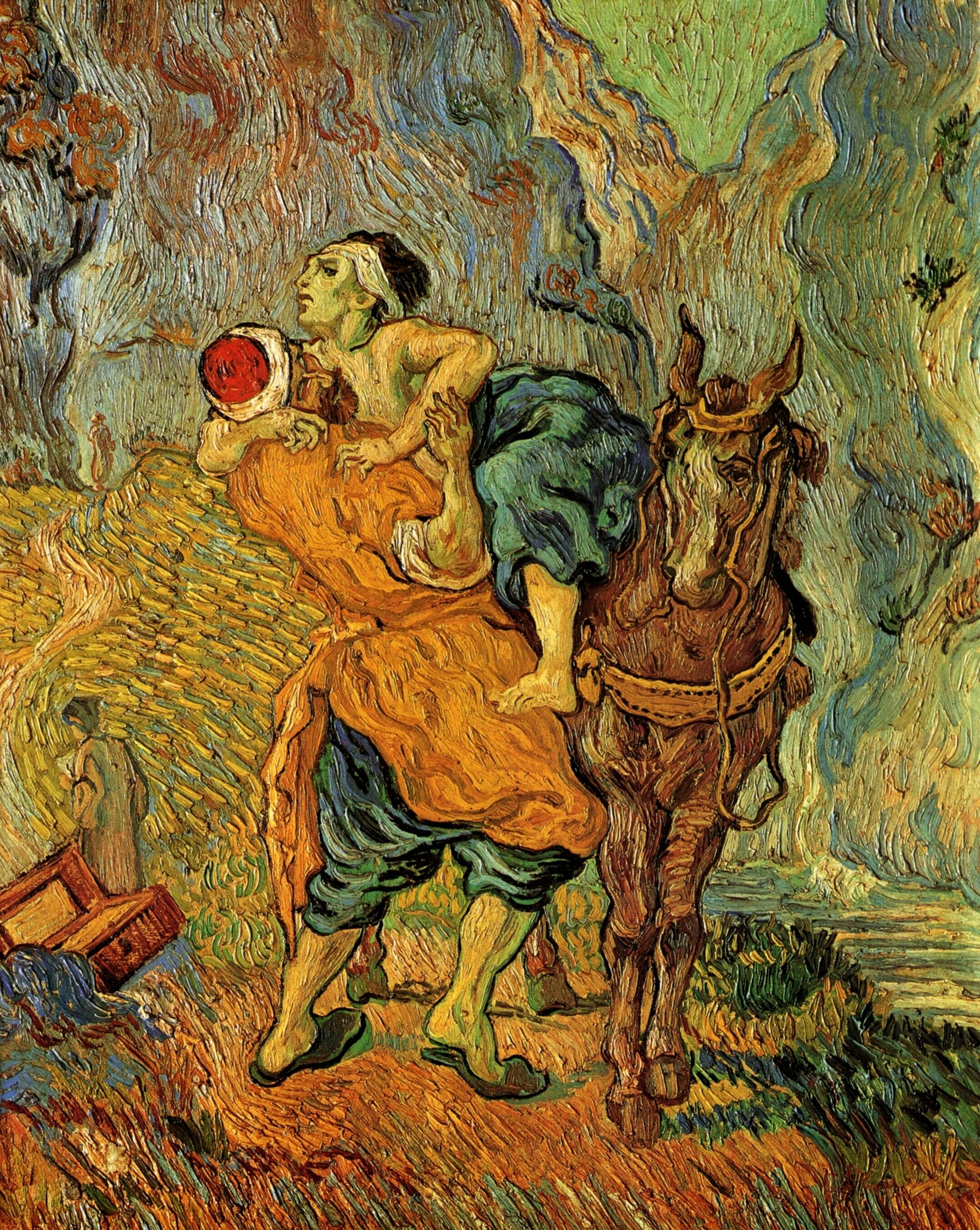  Ван Гог  Добрый самаритянин (по картине Делакруа)  